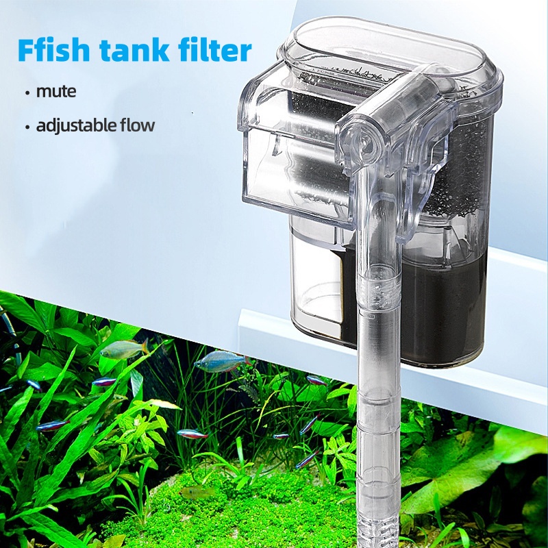 Aquarium Fish For Beginners - فلتر USB معلق صغير لأحواض السمك
