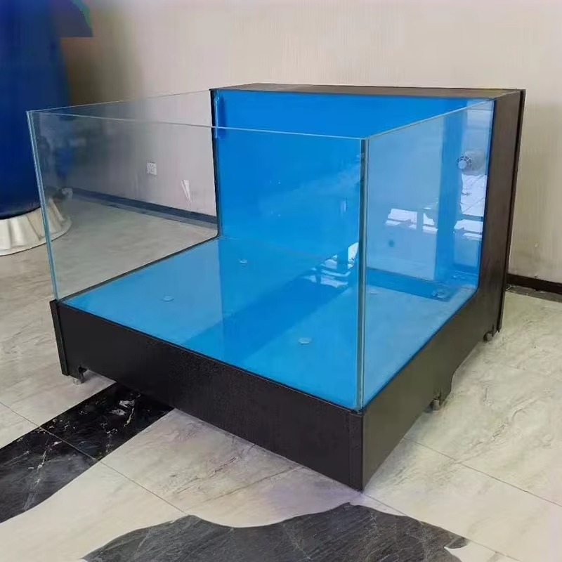 Aquarium Xxl - حوض سمك مربع الشكل من الزجاج