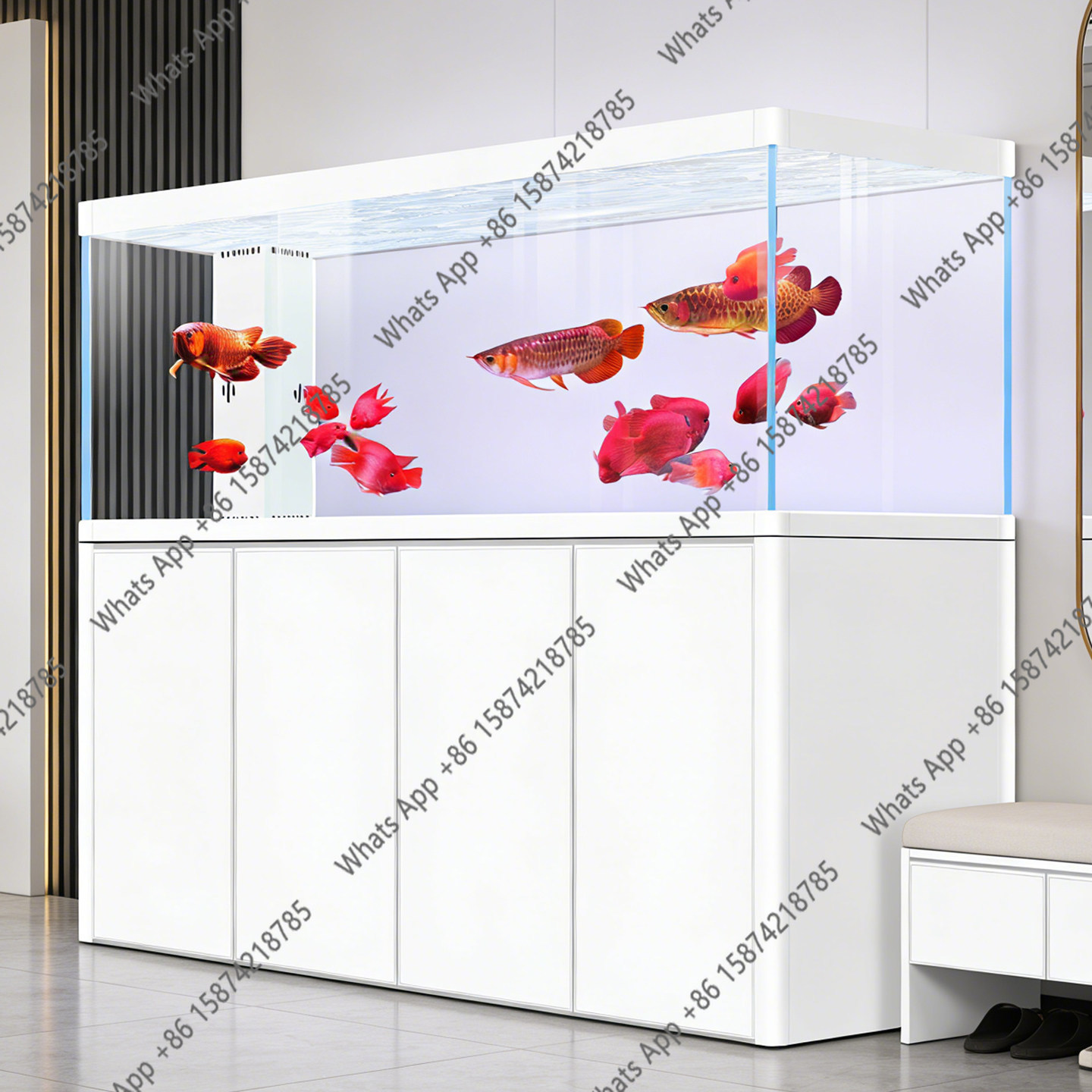 Aquarium Xxl - حوض سمك جديد فائق البياض مع