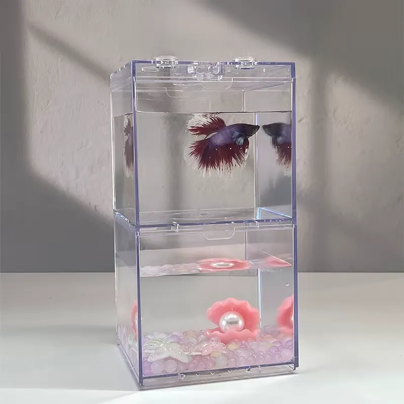 Aquarium Led Light - حوض أسماك صغير متعدد الوظائف من