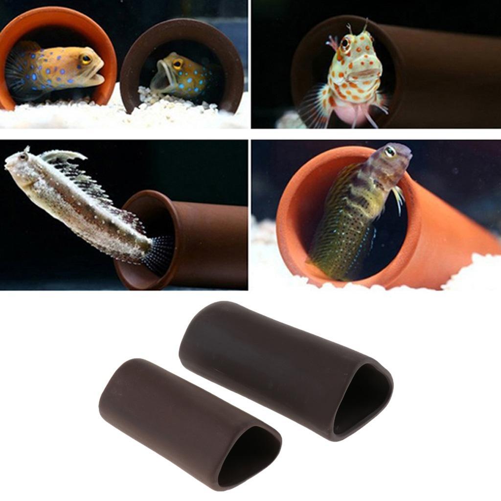Aquarium Fish Hiding Spot - بيت جمبري سيراميكي صغير، كهف تربية