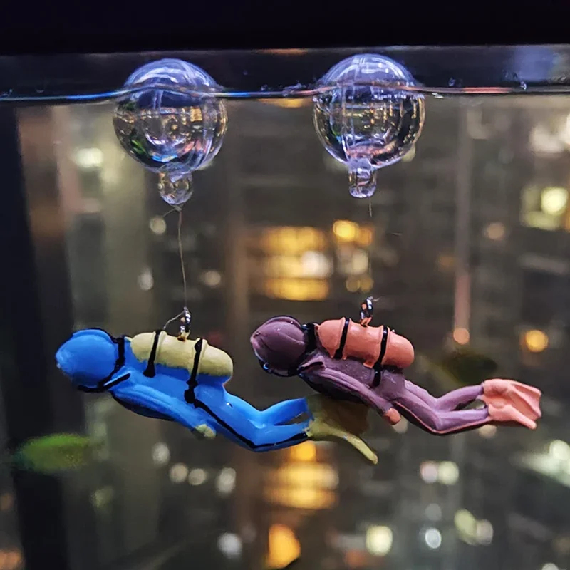 Aquarium Fish Cichlid - 1/2 قطعة من إكسسوارات ديكور أحواض