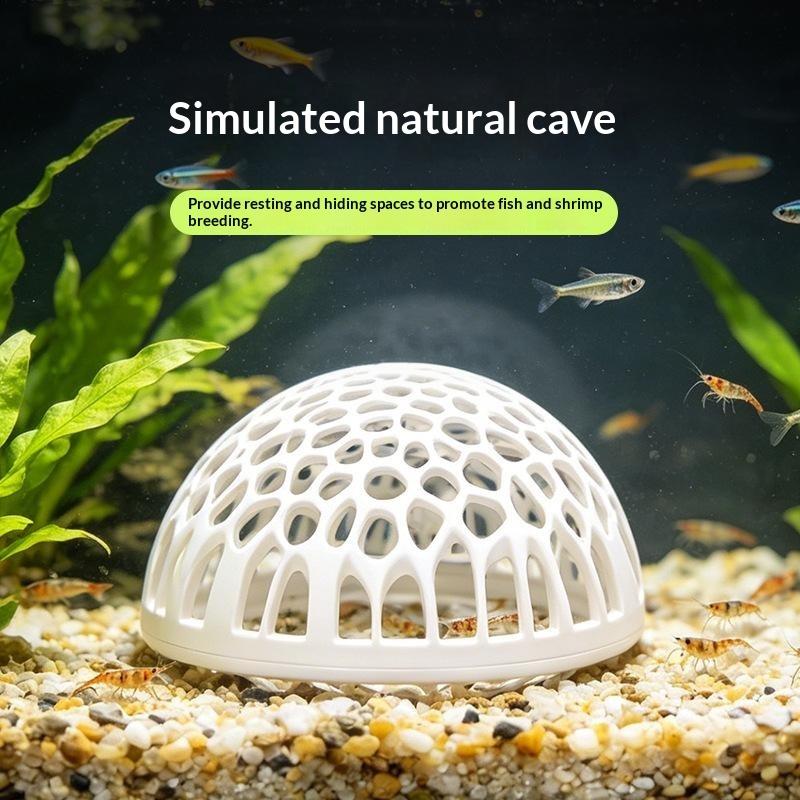 Aquarium Fish Hiding Spot - بيت جديد للجمبري في حوض السمك،