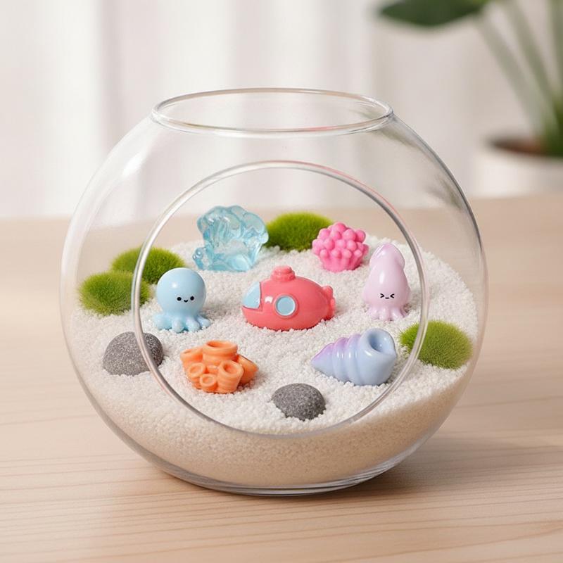 Aquarium Fish Unique - زينة حوض السمك، صندوق كنز، نموذج