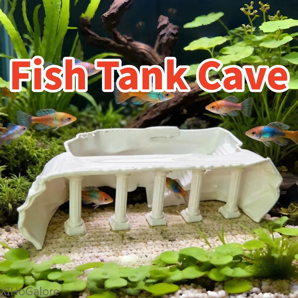 مخبأ للأسماك، زينة لحوض السمك، - مراجعة Aquarium Fish Unique وسعره
