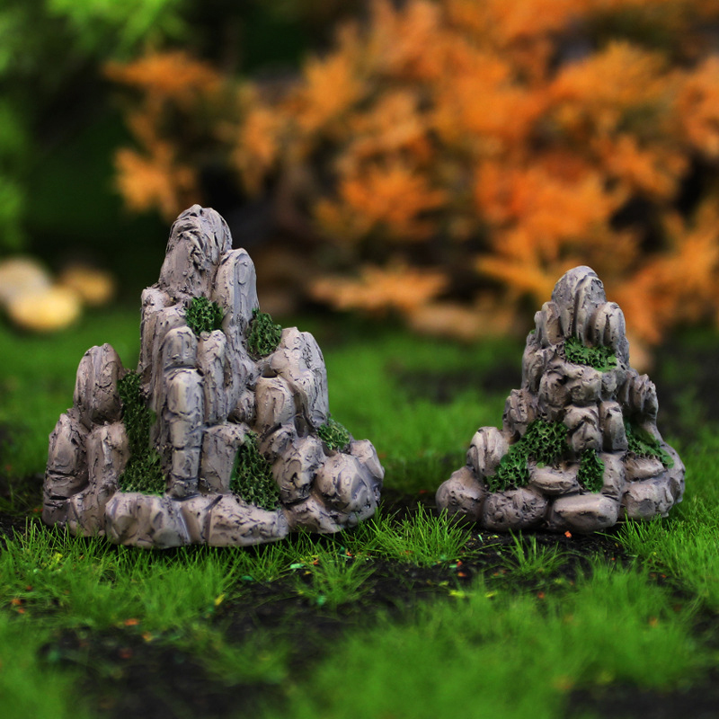 حجر مزيف جبلي صغير ، ألعاب تل  - مراجعة Aquarium Decoration Rock وسعره