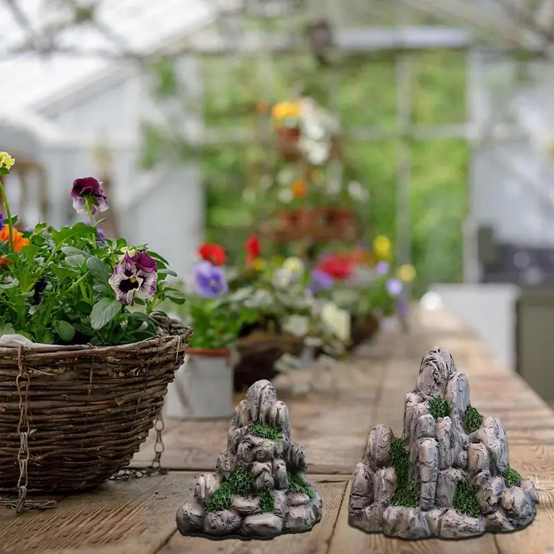 حجر مزيف جبلي صغير ، ألعاب تل  - مراجعة Aquarium Decoration Rock وسعره