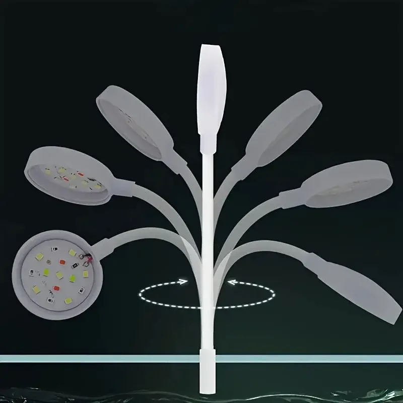 ضوء حوض السمك مع محول بمشبك LE - مراجعة Aquarium Led Light وسعره