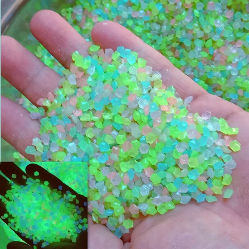 حصى رمال مضيئة في الظلام ، من  - مراجعة Aquarium Decoration Rock وسعره