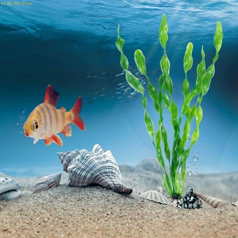 W3JE 10x النباتات المائية الاص - مراجعة Aquarium Fish Hiding Spot وسعره