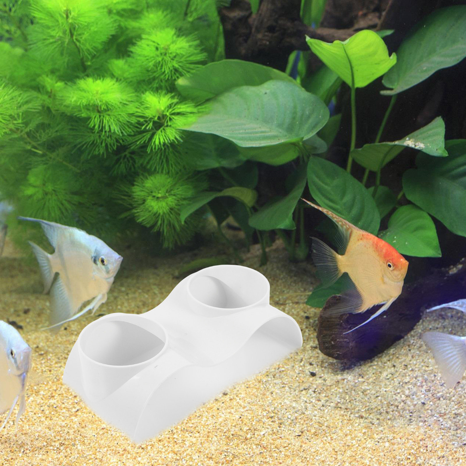 ديكور نفق حوض السمك على شكل كه - مراجعة Aquarium Fish Hiding Spot وسعره