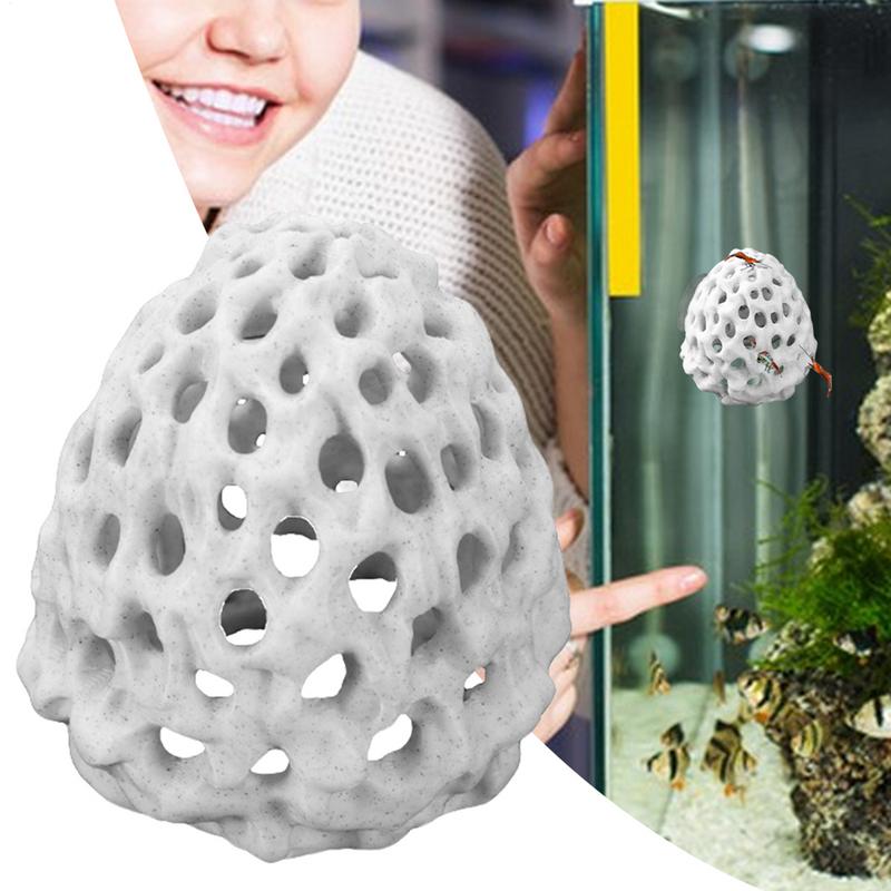 حوض السمك الصغير الروبيان كهف  - مراجعة Aquarium Fish Hiding Spot وسعره