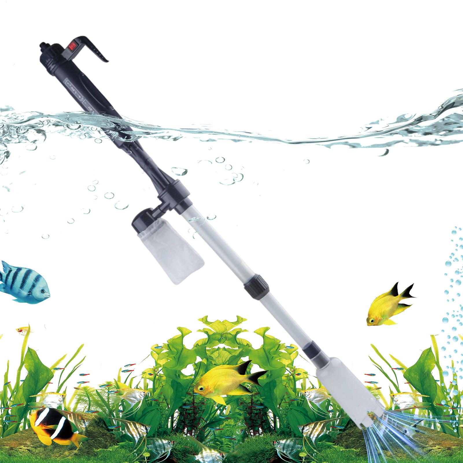 منظف حصى حوض السمك الكهربائي ا - مراجعة Cleaner Fish Aquarium وسعره