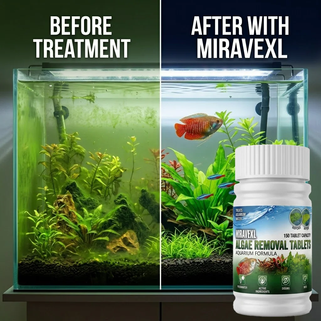 ميراڤيكس إل 150 قرصًا لإزالة ا - مراجعة Cleaner Fish Aquarium وسعره