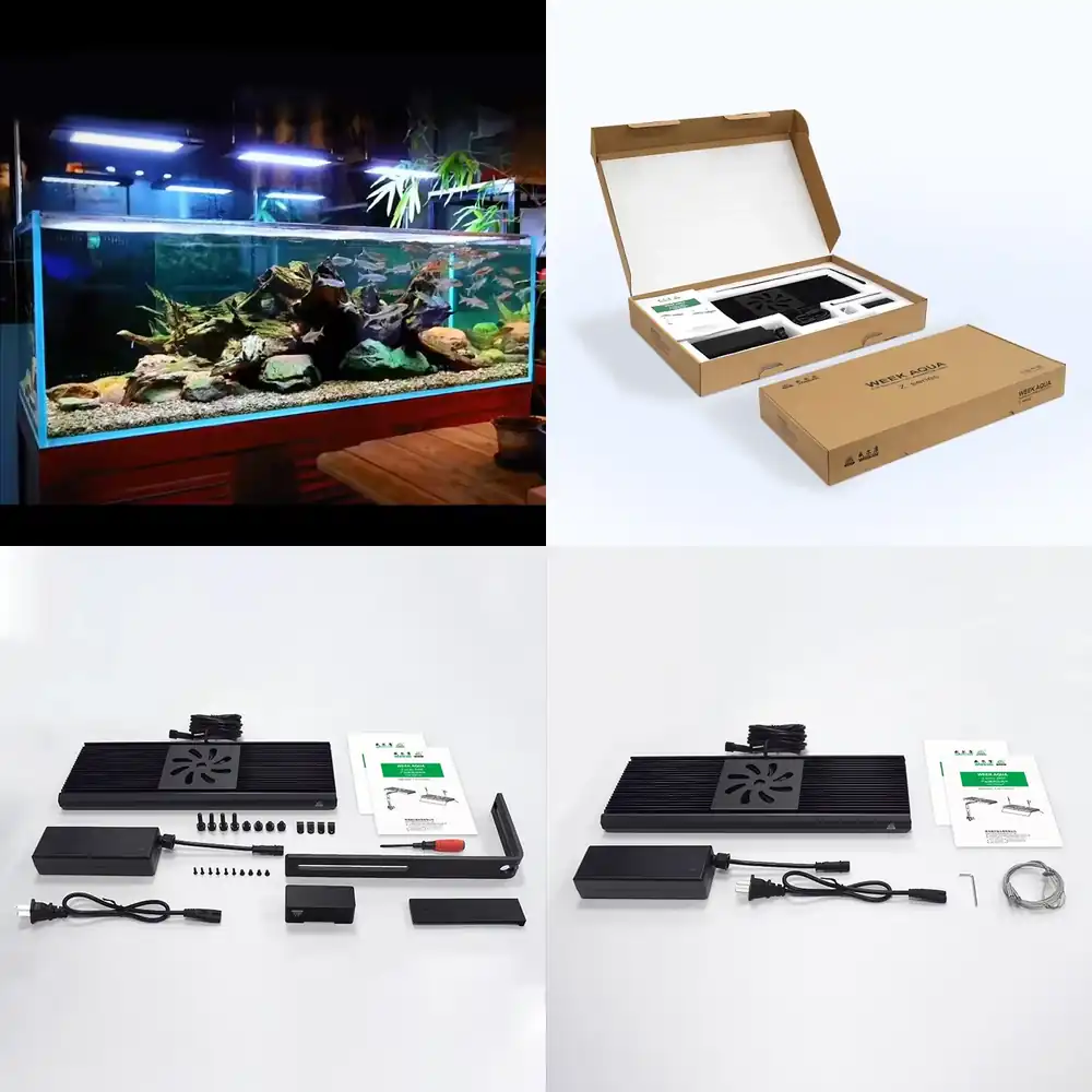 إضاءة LED للأحواض المائية مع ت - مراجعة Aquarium Led Light وسعره