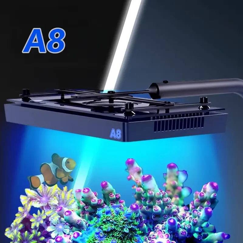 إضاءة LED للأحواض المائية A8SE - مراجعة Aquarium Led Light وسعره