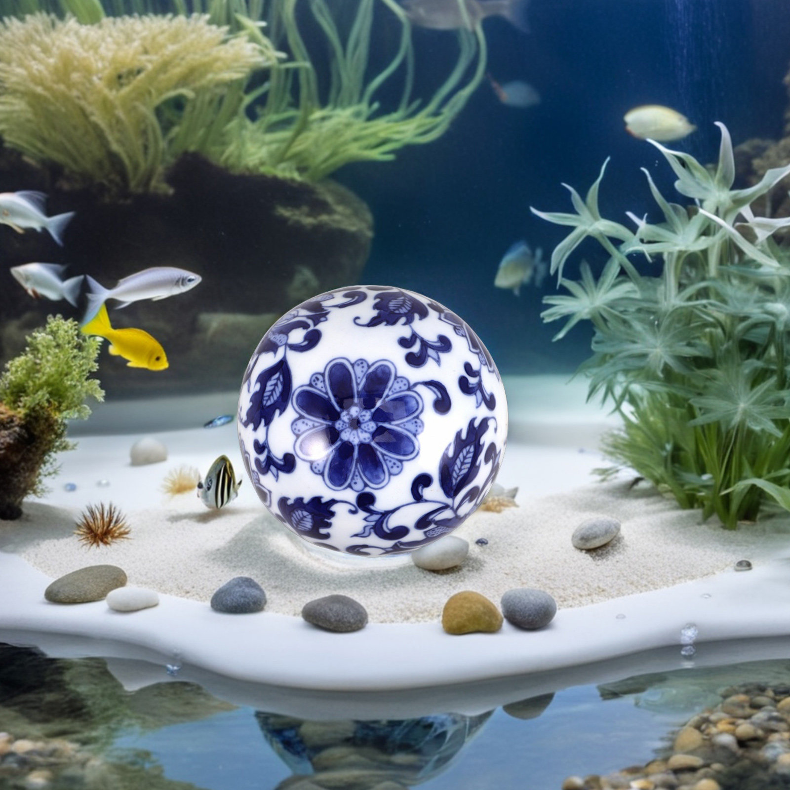 كرة سيراميكية عائمة ناعمة مرسو - مراجعة Aquarium Fish Unique وسعره
