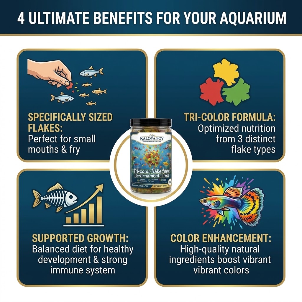 رقائق طعام أسماك الأكواريوم ثل - مراجعة Aquarium Fish Holiday Food وسعره