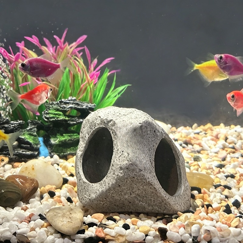 كهف صخري لحوض السمك، ديكور سير - مراجعة Aquarium Fish Store وسعره